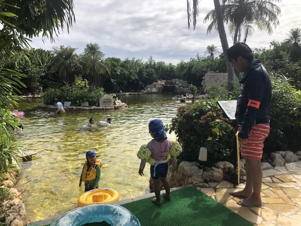 シギラ黄金温泉に子連れで行きました